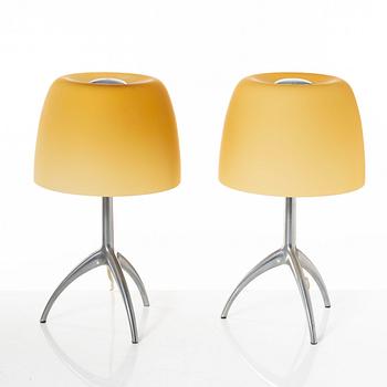 Rodolfo Dordoni, a pair of  'Lumiere' table lamps, Foscarini.