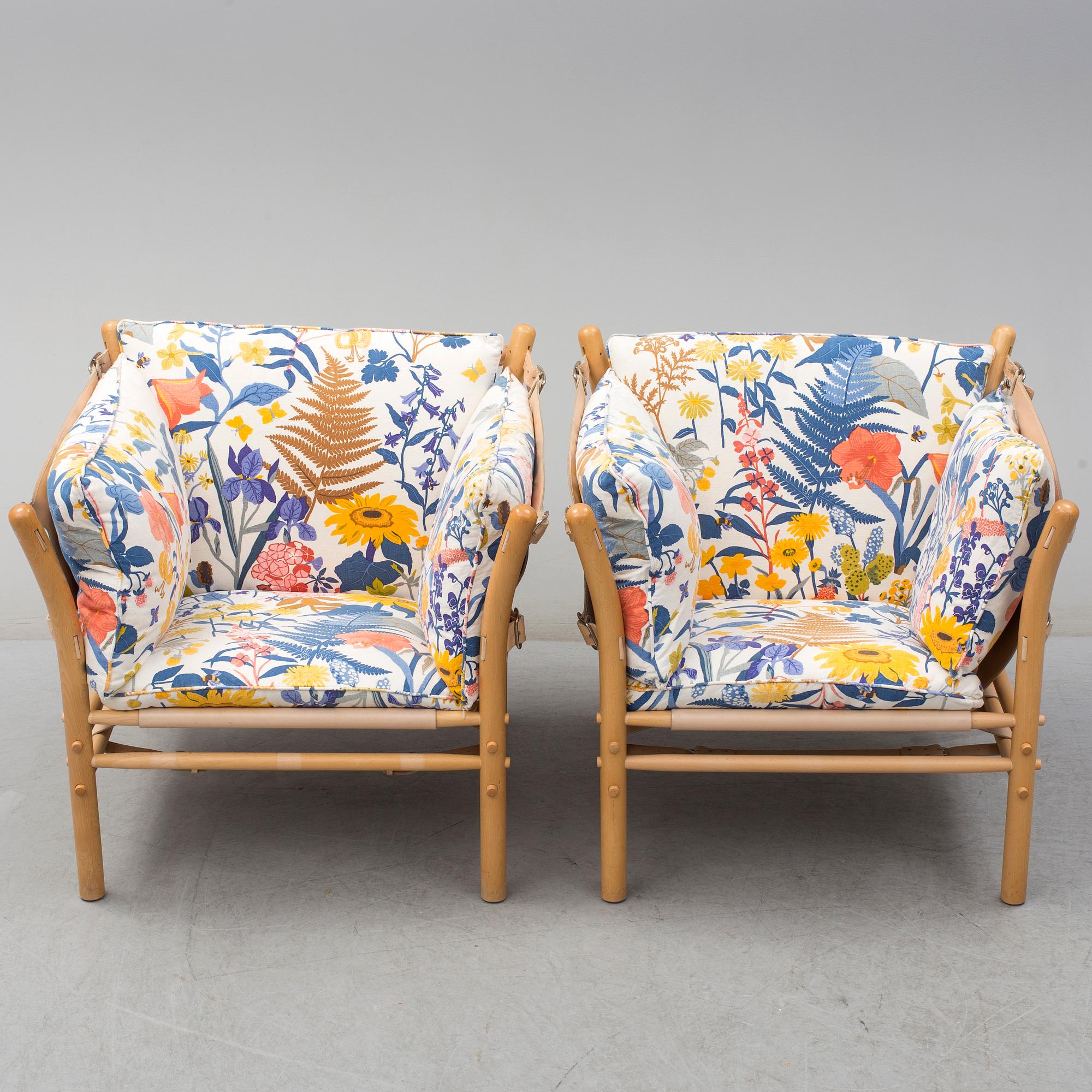 ARNE NORELL, fåtöljer, ett par, "Ilona", 1900-talets andra hälft.