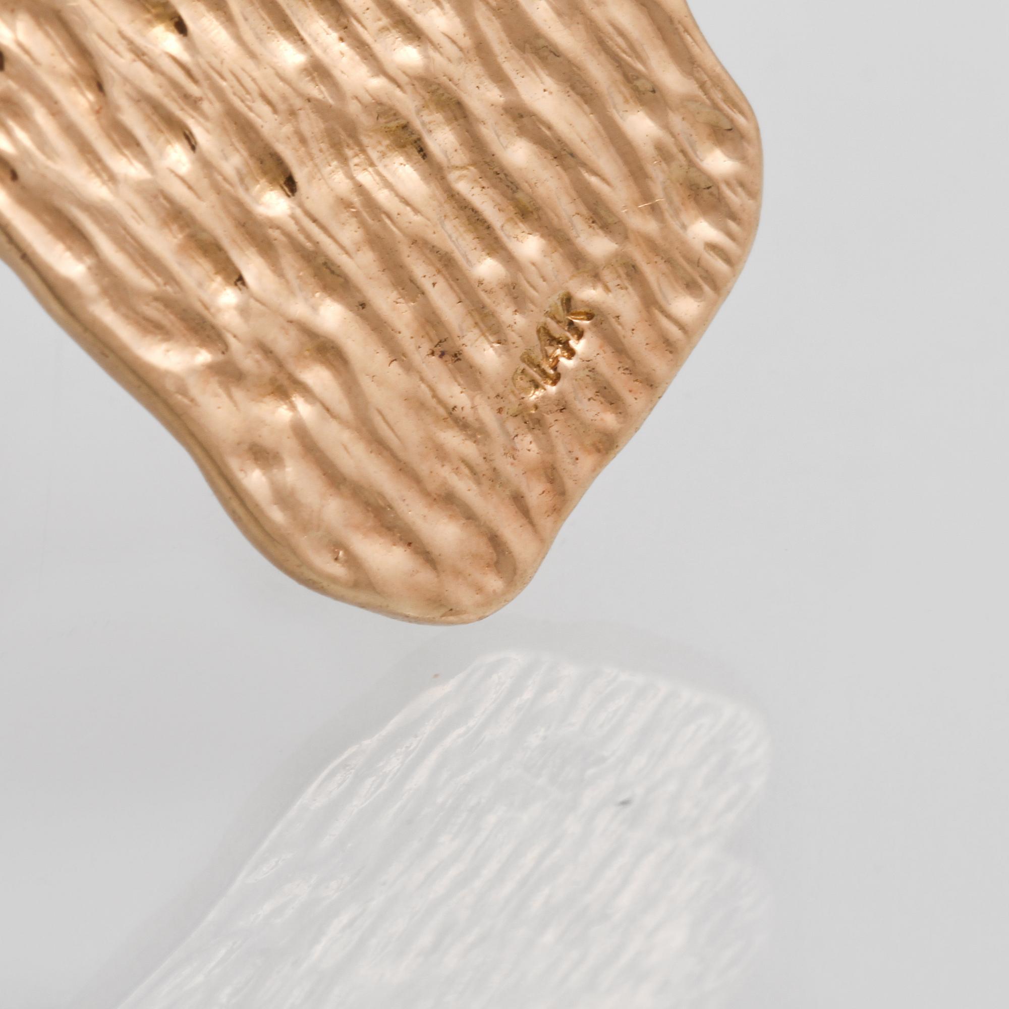 HÄNGE, 14K guld. Vikt 10,5 gram.