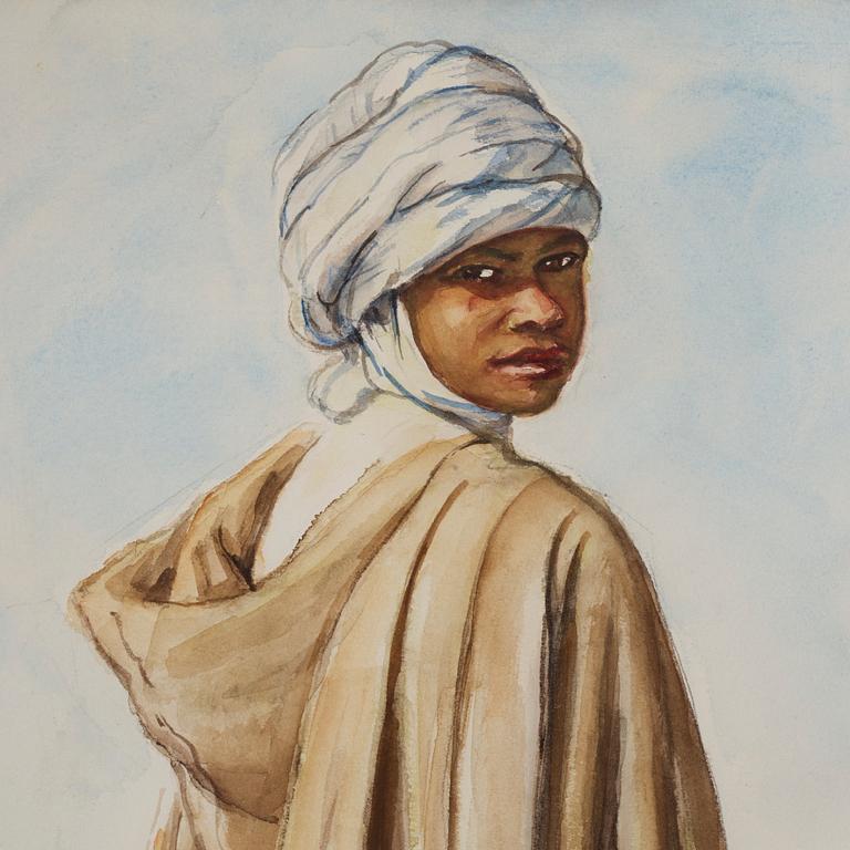 Nils von Dardel, Man med turban.