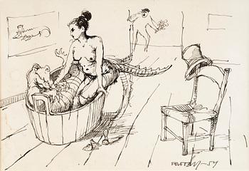 267. Ronald Westrén-Doll, IN THE BATHTUB.