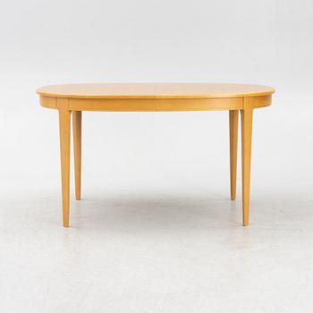 Carl Malmsten, dining table "Herrgården", and chairs, 6 pcs, "Ambassadör".