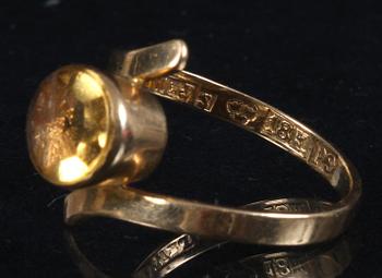 RINGAR, 6 st, 18K guld, tot vikt 14 gram.