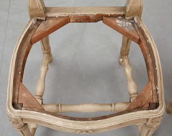 STOLAR, 2 st, snarlika, gustavianska, ca 1780.