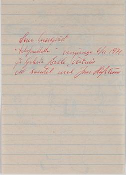 DRAWINGS AND HAND COLOURED ETCHINGS, 5 pcs, Hans Wigert and Lena Cronqvist.