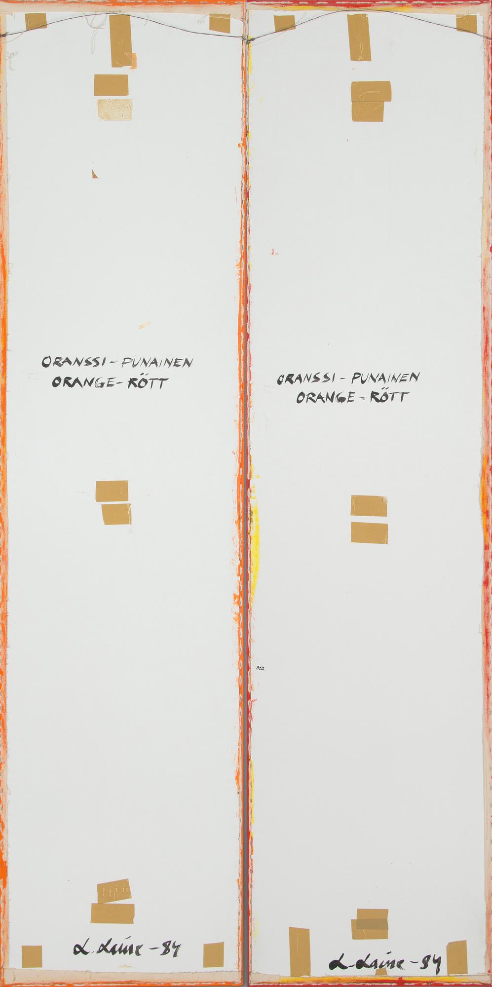 Lauri Laine, "Orange - red".