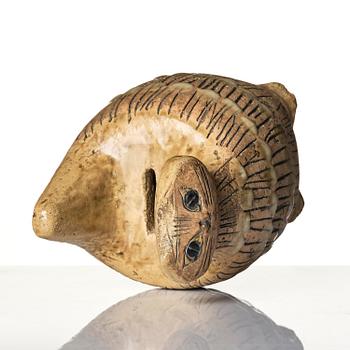 Lisa Larson, a unique stoneware sculpture/money box in the form of a cat, Gustavsberg Studio, probably 1950s.