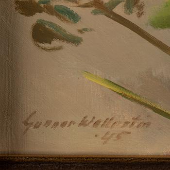 GUNNAR WALLENTIN, oil on canvas, signed and dated -45.