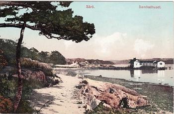 Hugo Birger, Coastal scene from Särö, on the west coast of Sweden.