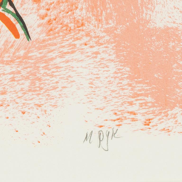 Madeleine Pyk, färglitografi, signerad 17/275.