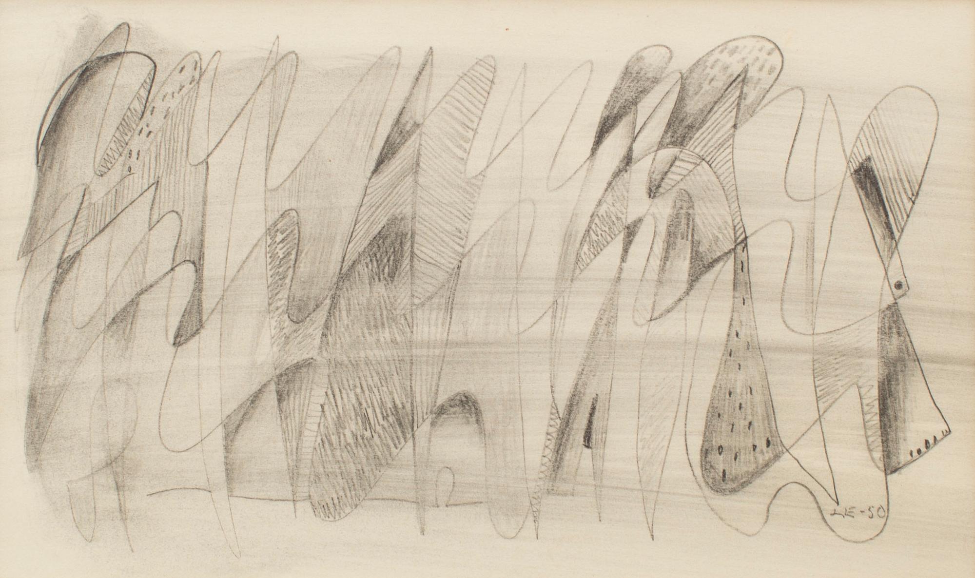 LARS ENGLUND, Pencil, signed and dated -50.