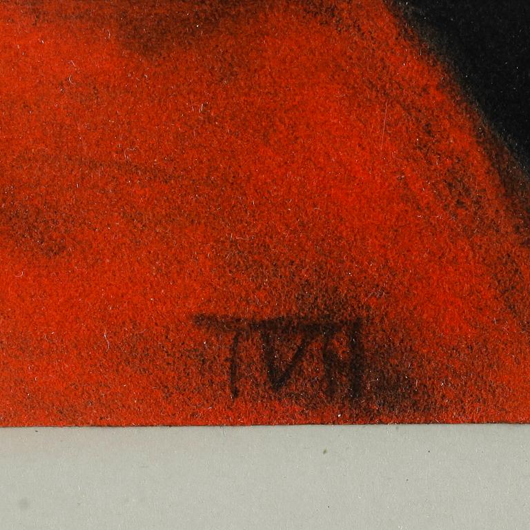 TORA VEGA HOLMSTRÖM, pastell, monogramsignerad.