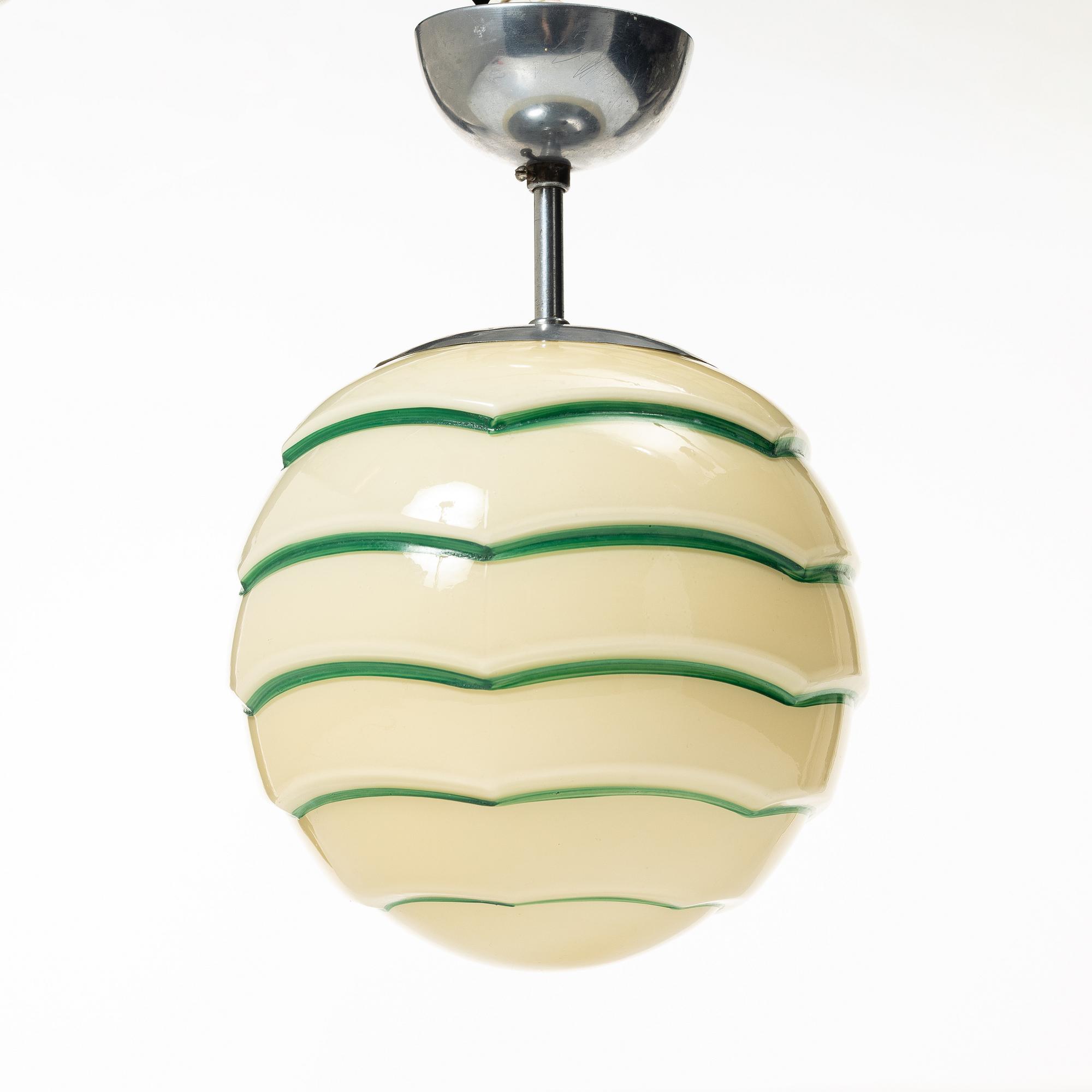 A ceiling lamp, Sweden, 1920's/30's.