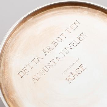 COCKTAILSHAKERS, 2 st, nysilver, GAB och CG Hallberg, 1900-talets första hälft.