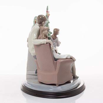 Francisco Polope, figurin, "A family christmas", Lladró, Spanien.