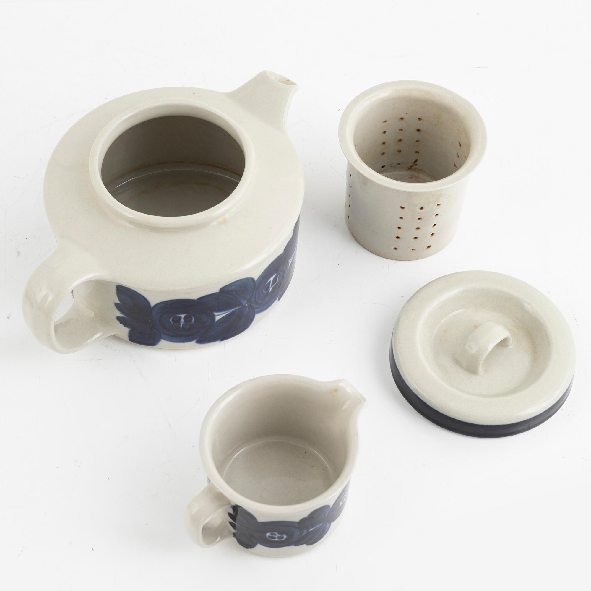Ulla Procopé, a 13-piece "Anemone" tea service, Arabia, Finland.