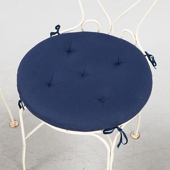 Trädgårdsstolar, 4 st, 1900-talets senare del.