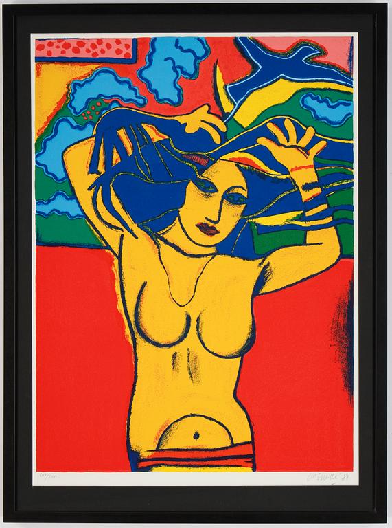 Beverloo Corneille, silkscreen in colours, 1988, signed 141/200.