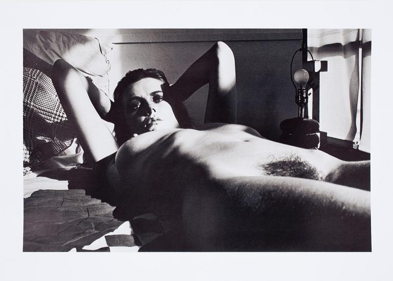 HELMUT NEWTON, "Fiona Lewis in Los Angeles", 1976, offsetlitografi, sign.