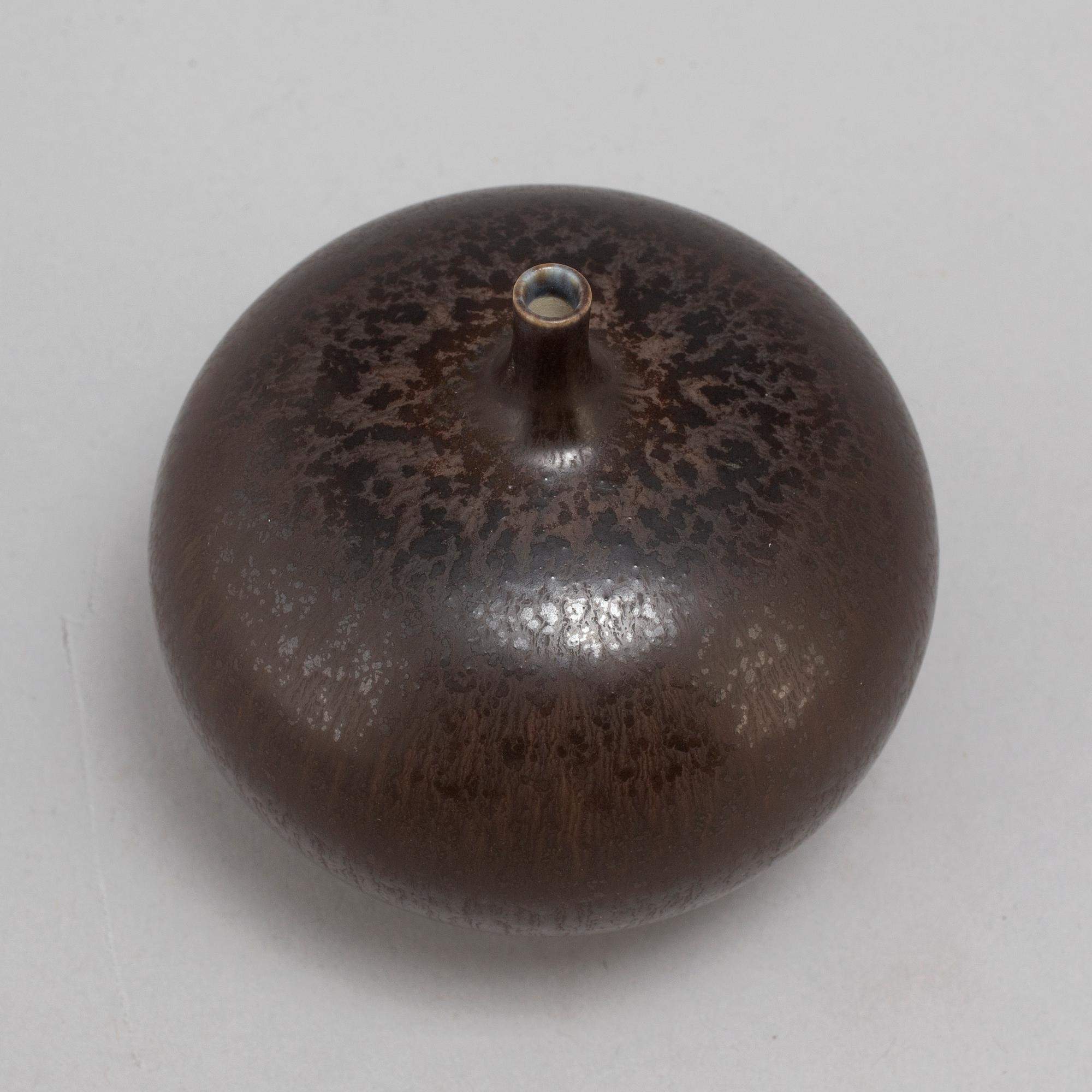 A stoneware vase by Berndt Friberg, from Gustavsberg.