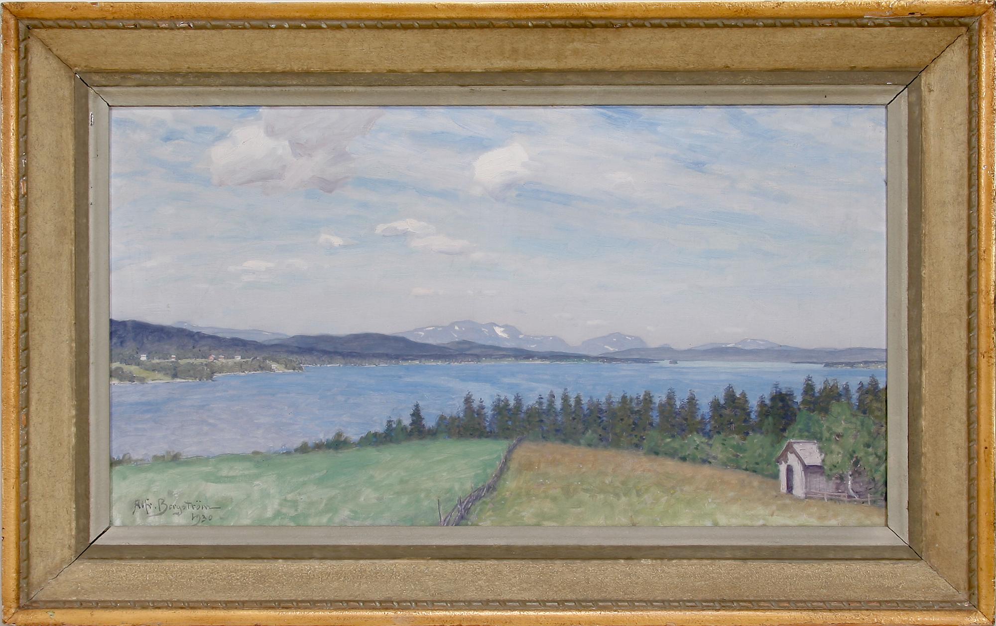 ALFRED BERGSTRÖM, olja på duk. Sign och dat 1930.
