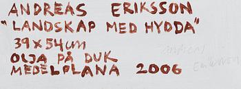 Andreas Eriksson, "Landskap med hydda".