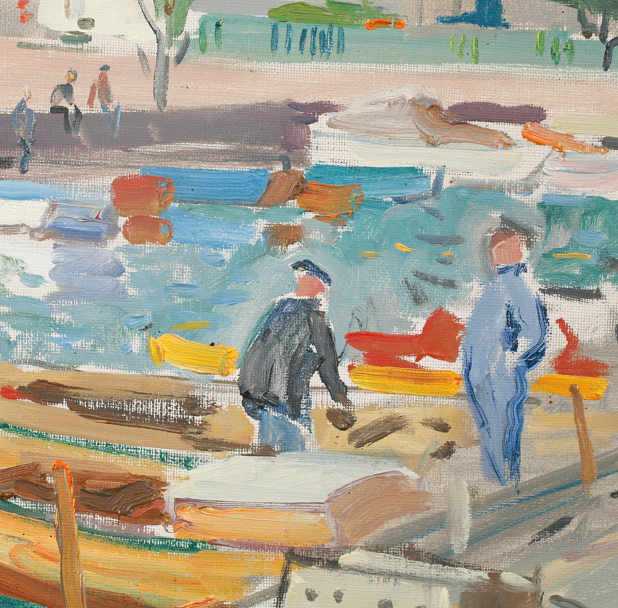 MARTIN POSER, oil on canvas, signed.