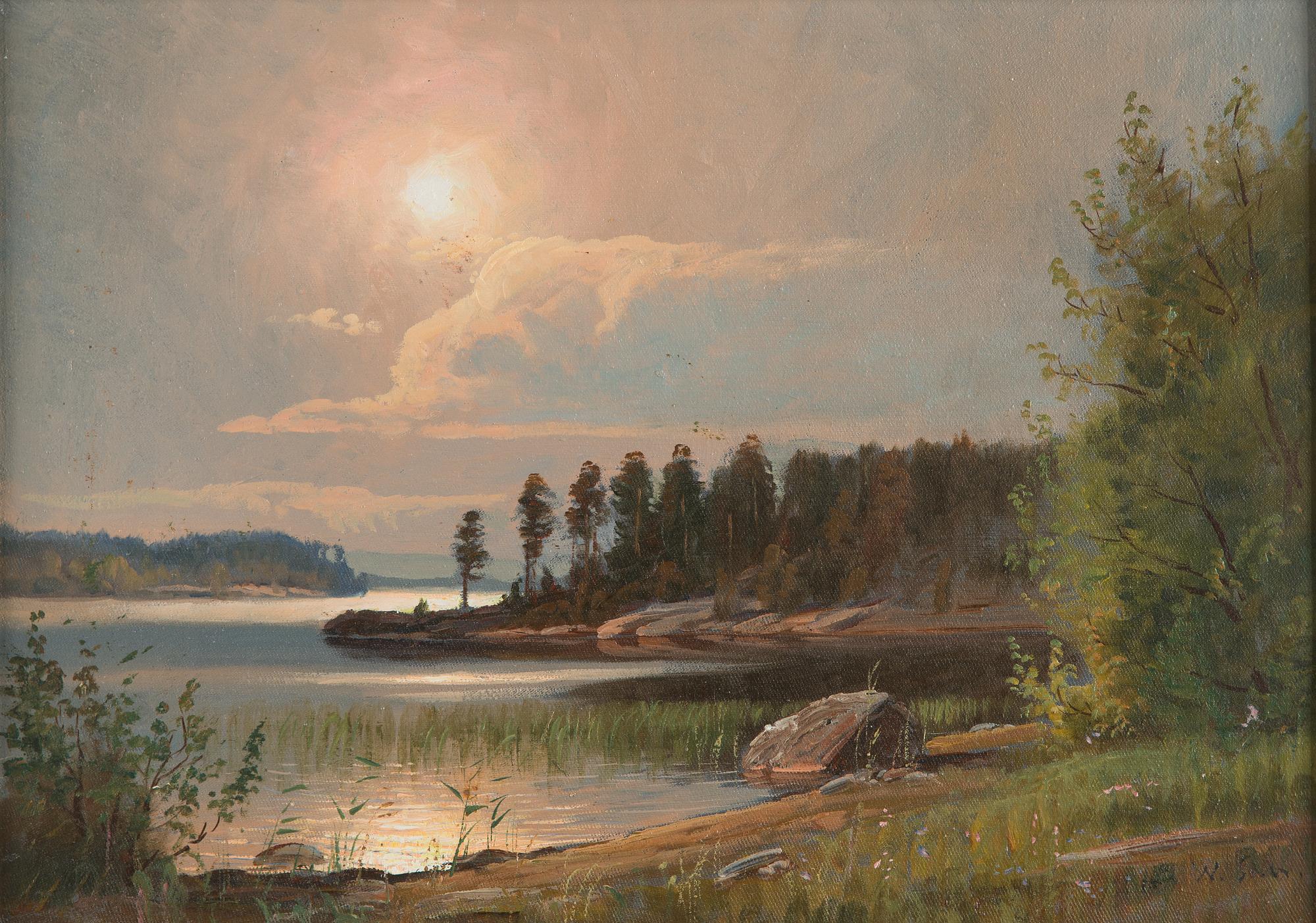 Wille Salonen, Månskenlandskap.