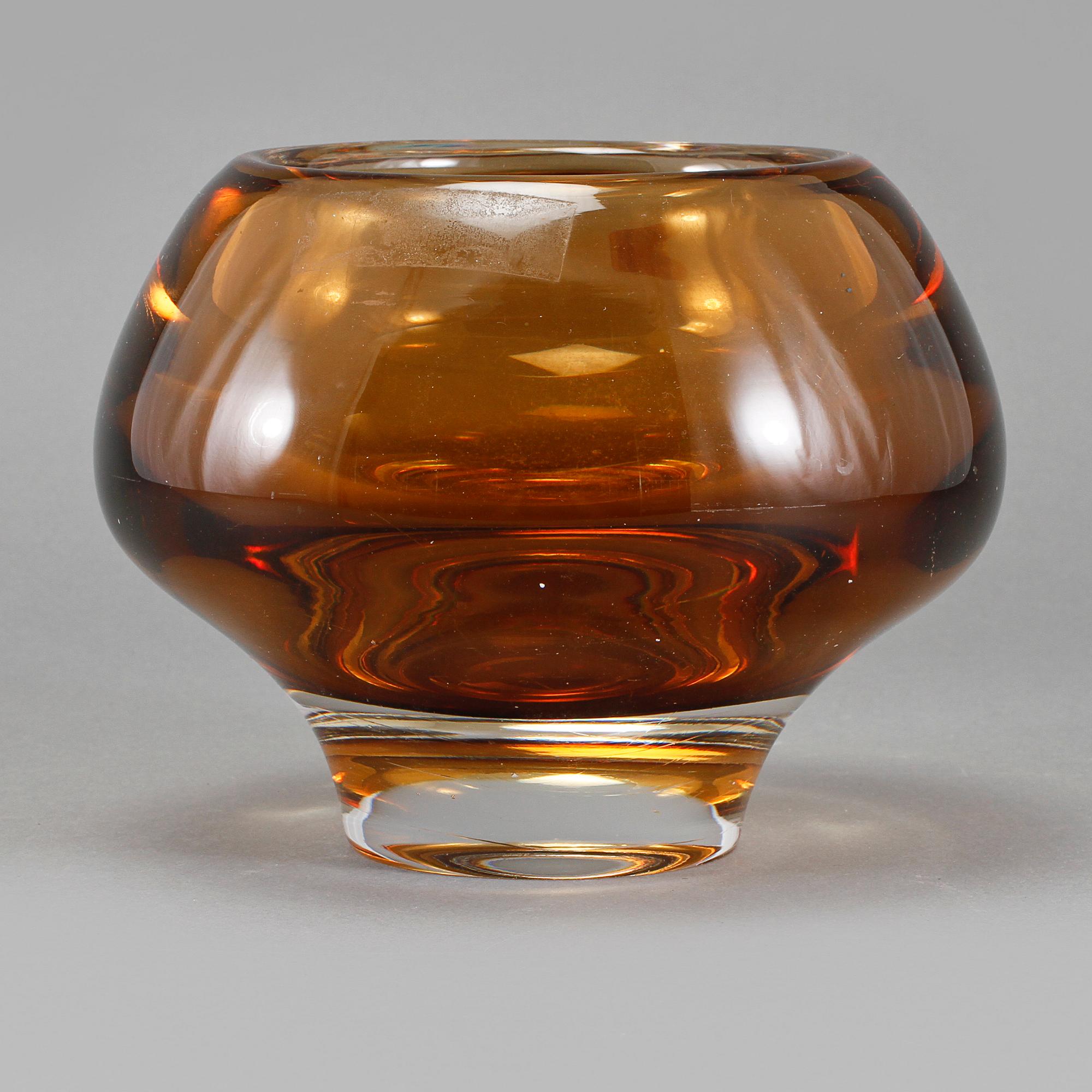 SKÅL, glas, Kosta, Mona Morales-Schildt, 1960-tal.