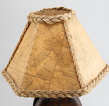 A table lamp, around the mid 20th century.