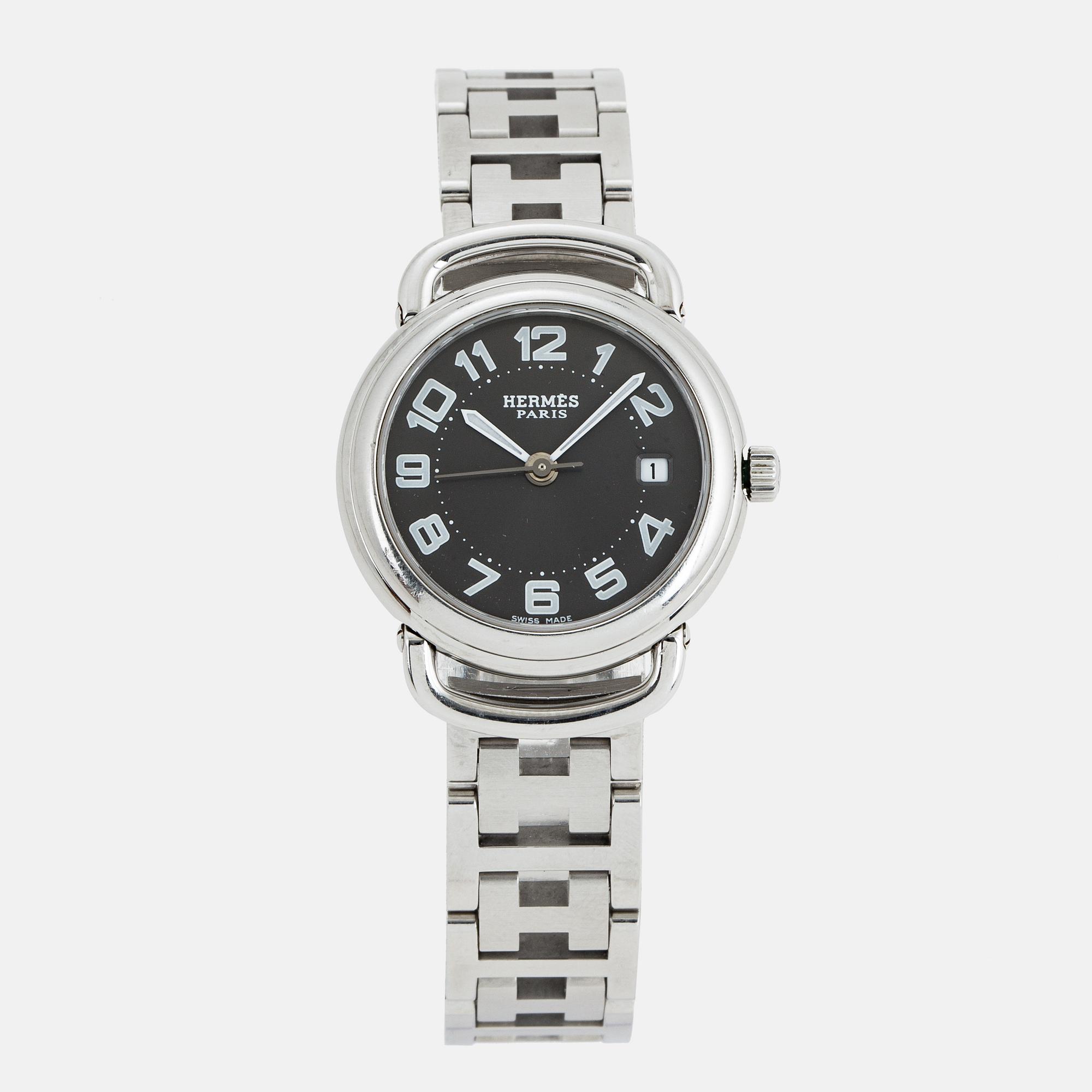 HERMÈS, wristwatch, 25 mm.