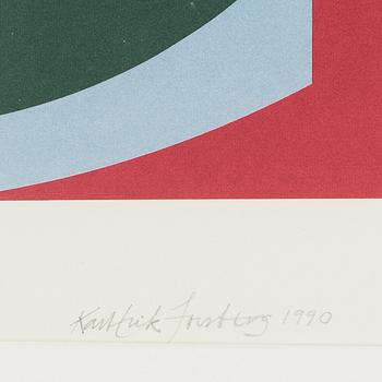 A litograph in colors by Karl-Erik Forsberg, signed and numbered and dated 1990.