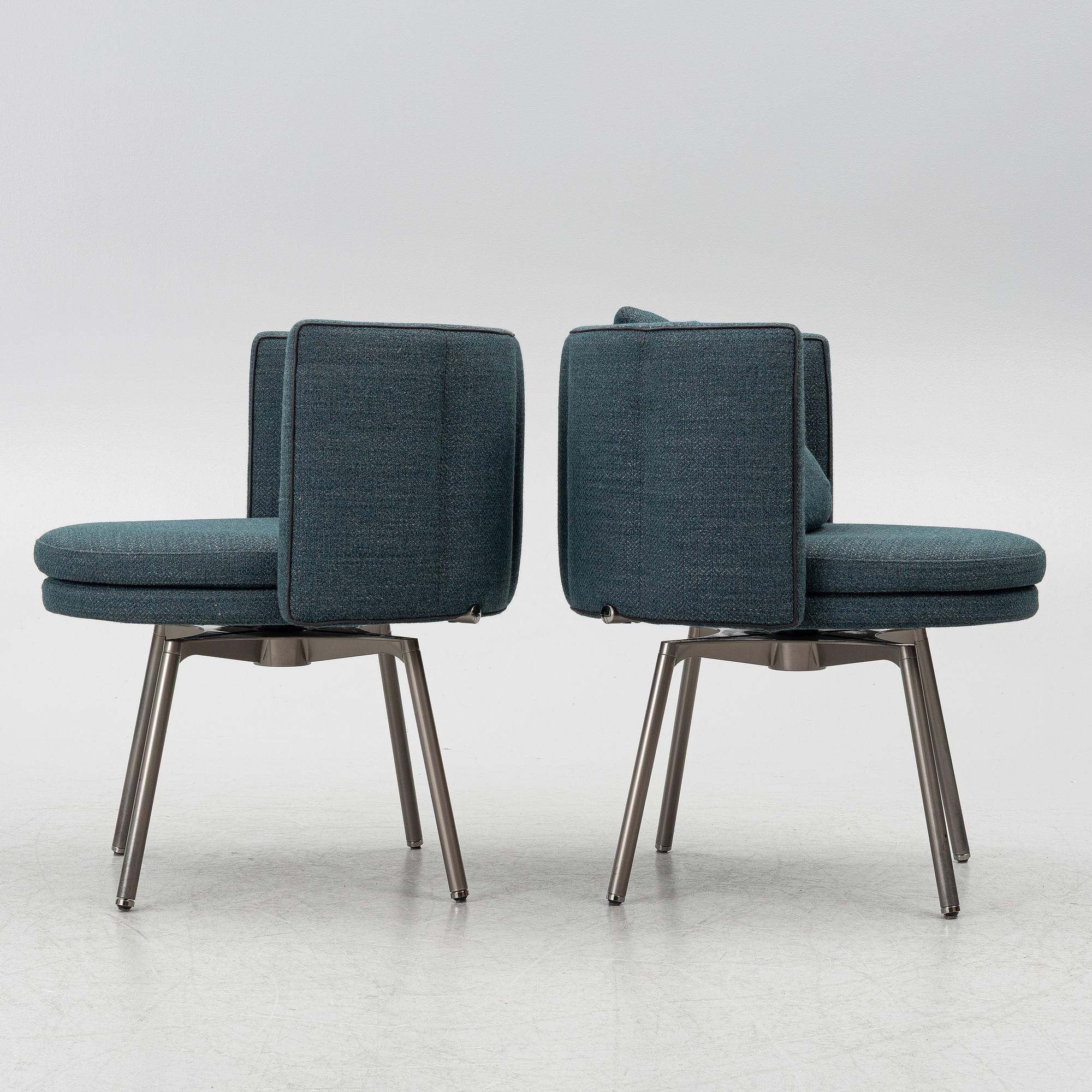 Nendo, stolar, ett par, "Torii", Minotti, Italien.