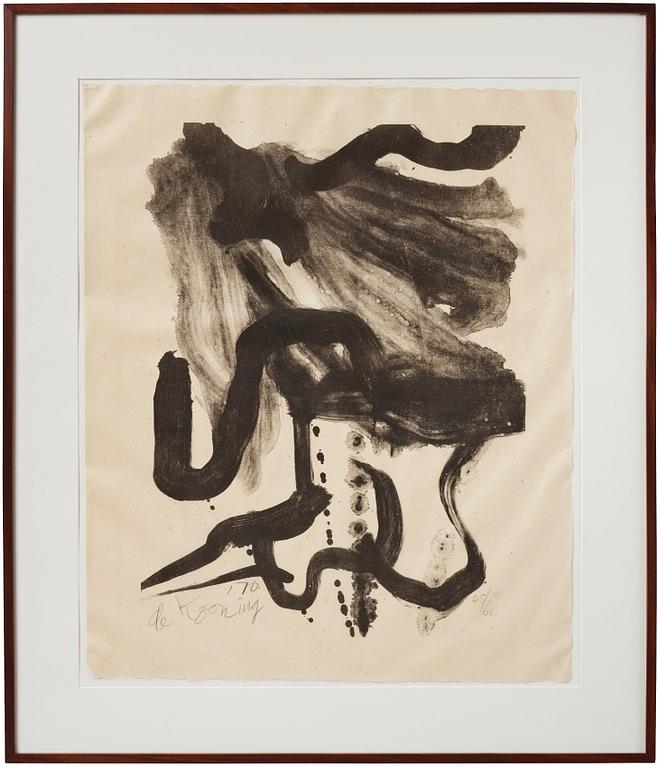 Willem de Kooning, "Woman with corset and long hair".