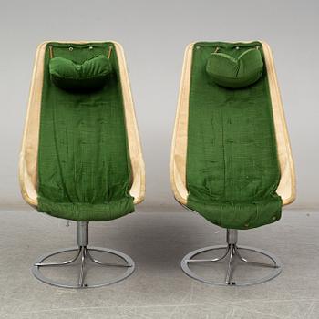 A pair of 'Jetson' easy chairs by Bruno Mathsson.