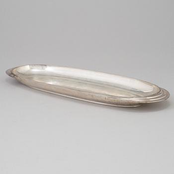 A silver dish, Borgila, Stockholm 1954. Weight ca 1109 grams.