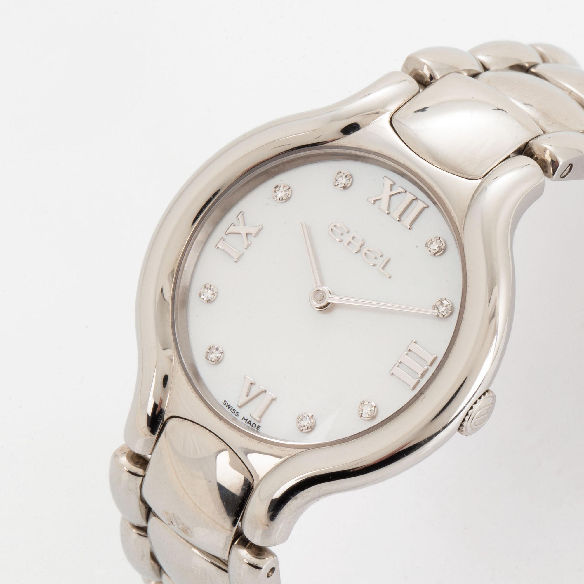 Ebel, Beluga, Grande Lady, wristwatch, 34 mm.