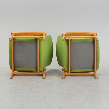 Alf Svensson, fåtöljer, ett par, Ljungs Industier, Malmö, 1960-tal.