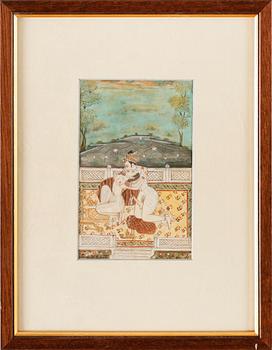 OKÄND KONSTNÄR, 4 st, gouacher, orientaliska, 1800-/1900-tal.
