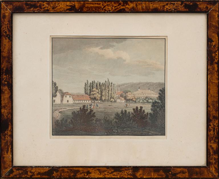 GRAVYRER, 2 st, 1700 och 1800-tal.