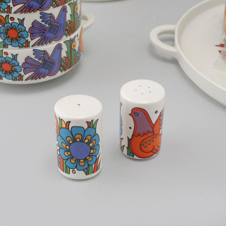 MATSERVIS, 46 delar, porslin, "Acapulco", Villeroy & Boch, Luxemburg, 1900-talets andra hälft.