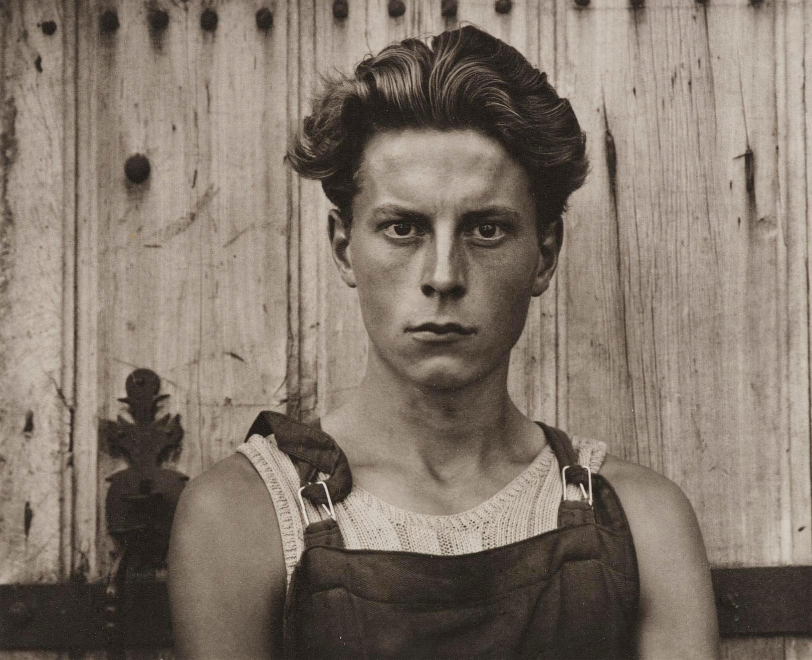 Paul Strand, "Young Boy, Gondeville, Charente, France", 1951.