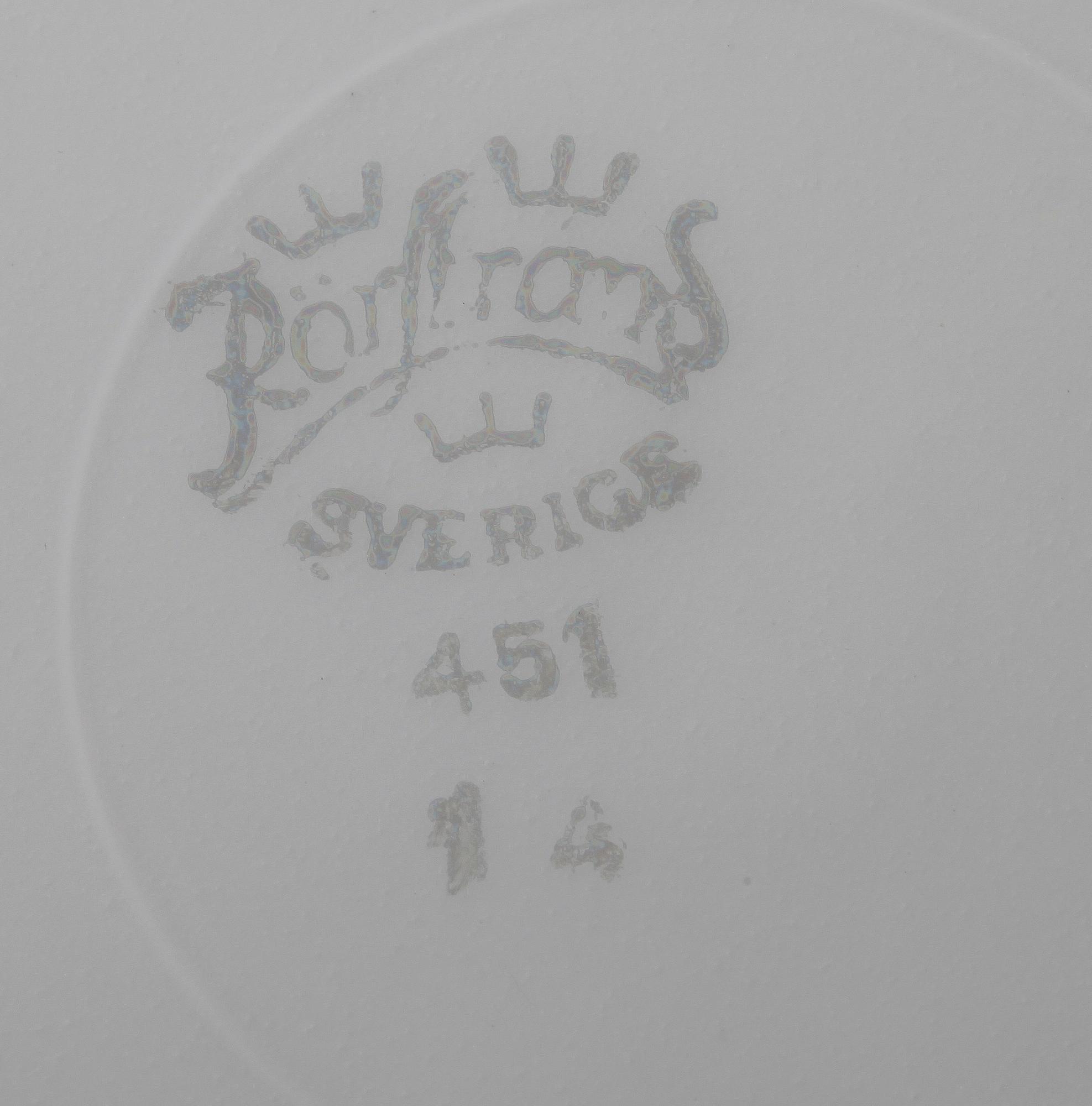 MATSERVIS, 87 delar, porslin, Rörstrand, "Nationalservisen". Louise Adelborg.