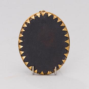 A Swedish 18th century miniature attributed to Johan Stålbom.