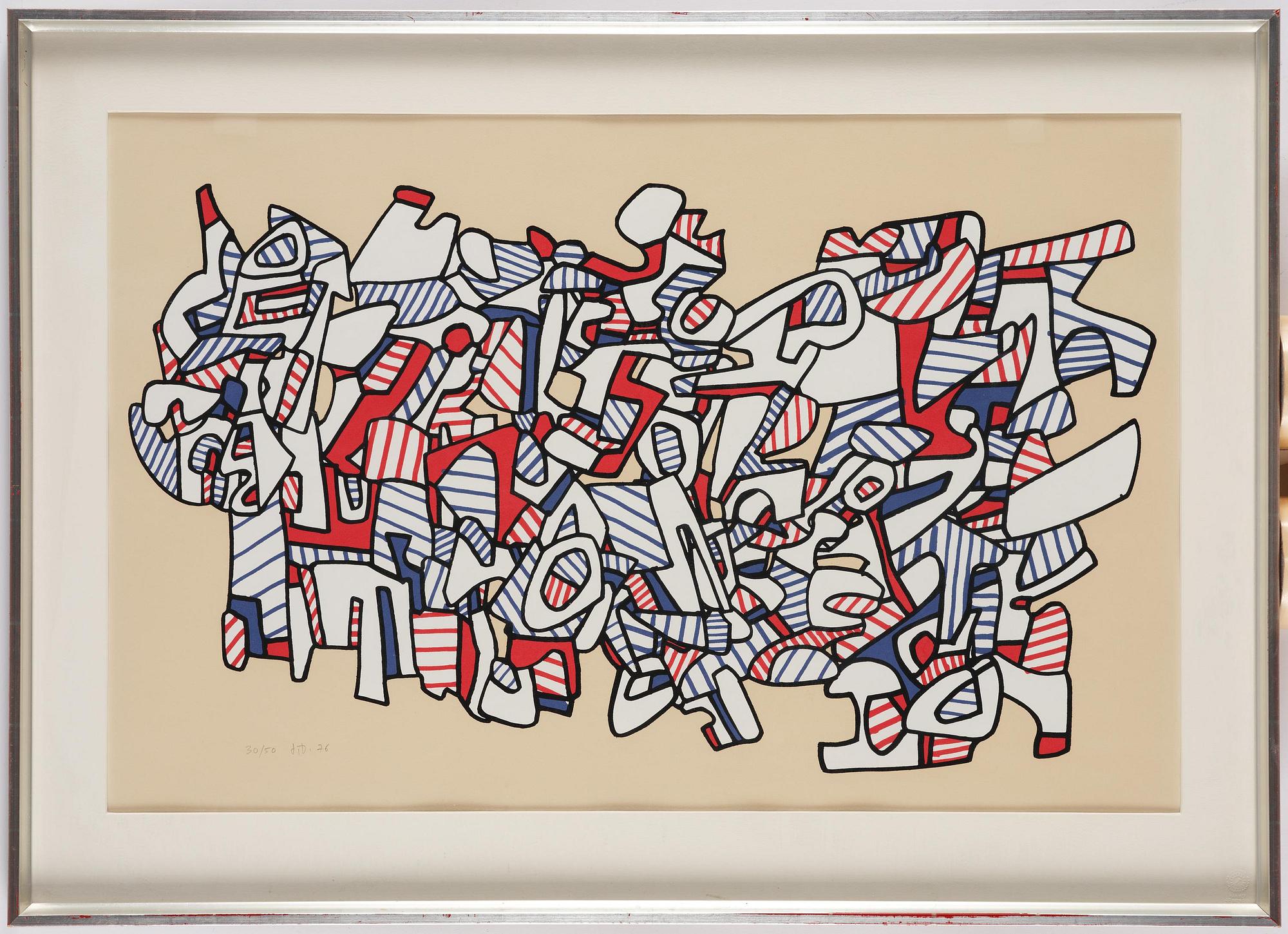 Jean Dubuffet, "Masse aux Pedales".