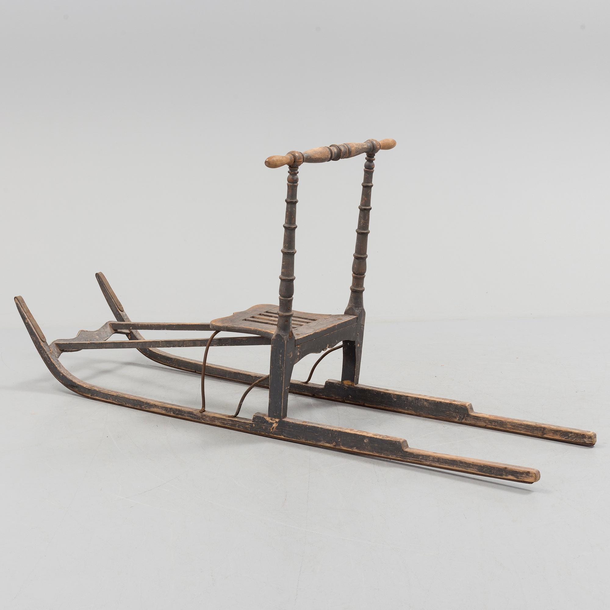 A 19th century sledge.