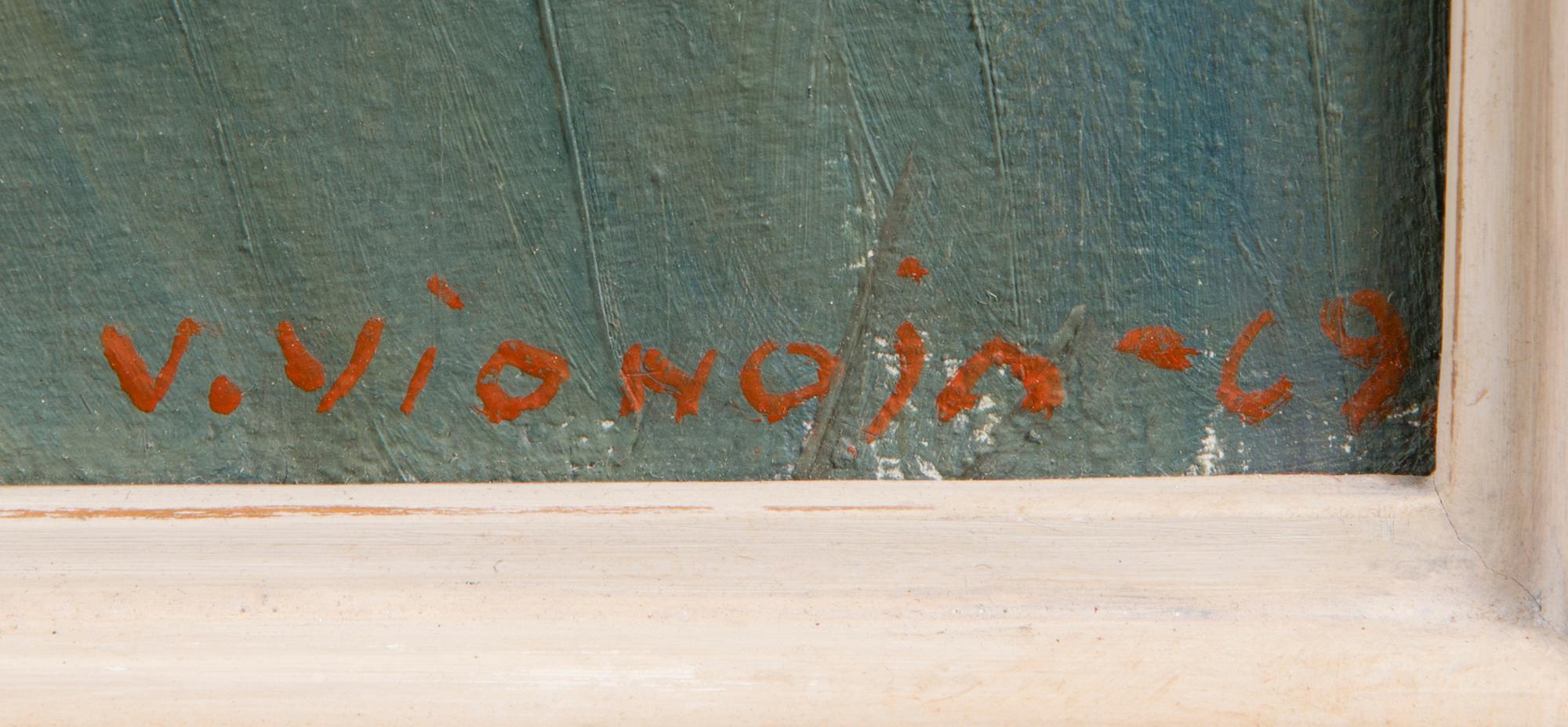 VEIKKO VIONOJA, oil on canvas, signed and dated -69.
