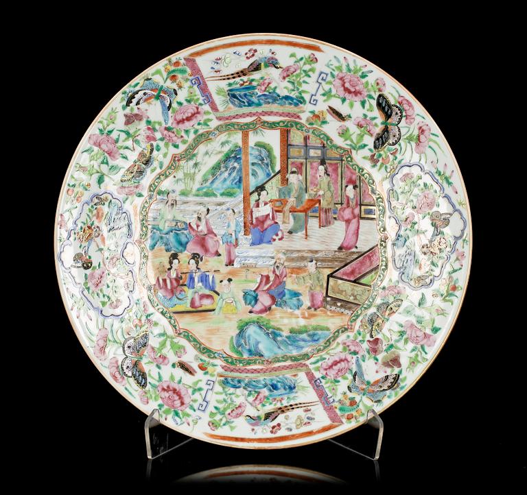 FAT, porslin, Kina, Kanton. 1800/1900-tal.