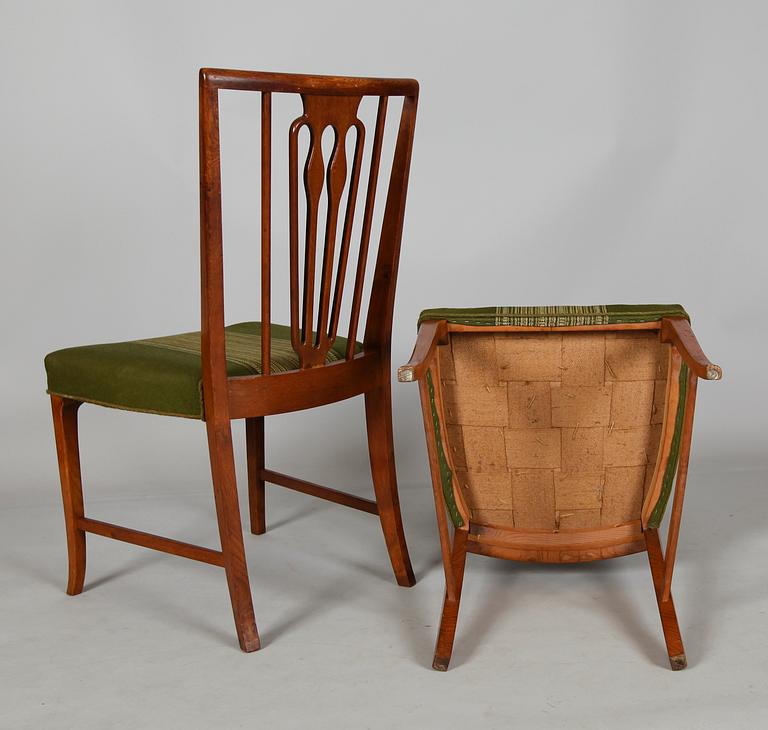 STOLAR, 6 st, Danmark, 1900-talets mitt.