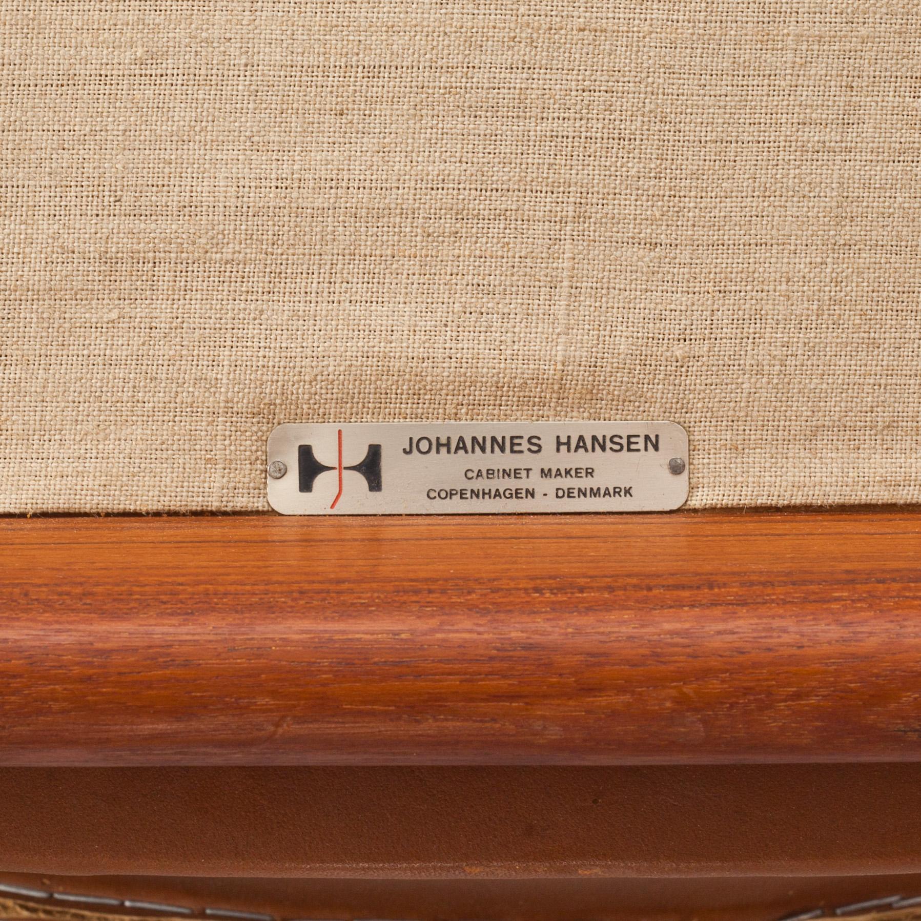 KARMSTOLAR, 2 st, Hans J. Wegner, Johannes Hansen.